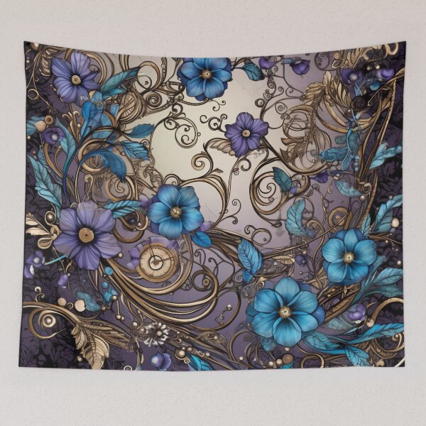 Item preview, Steampunk Flowers on old Manuscript designed and sold by BrandonArtWorld.
