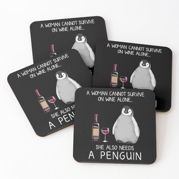 Item preview, Vintage Penguin and wine funny Penguin lover 2023 designed and sold by cludiaChristie.