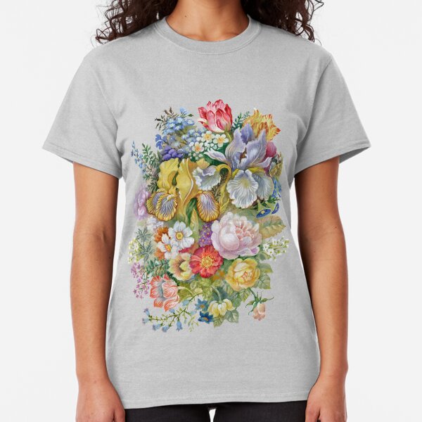 Flower Bouquet Painting Classic T-Shirt