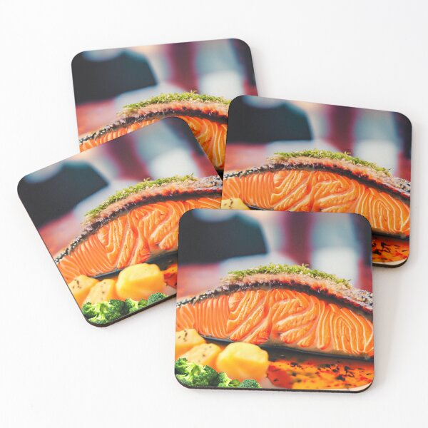 Item preview, grilled salmon with teriyaki sauce designed and sold by run-rotee.