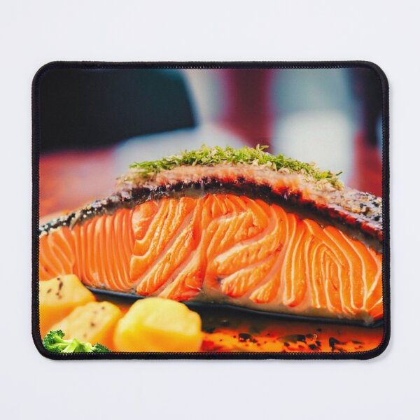 Item preview, grilled salmon with teriyaki sauce designed and sold by run-rotee.