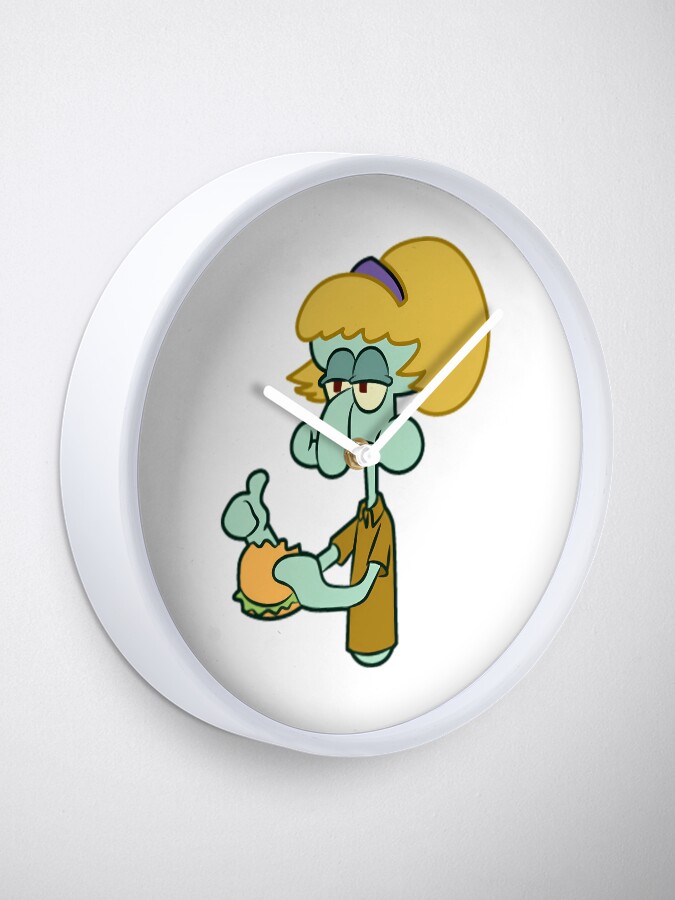 SpongeBob Squidward Wig Clock