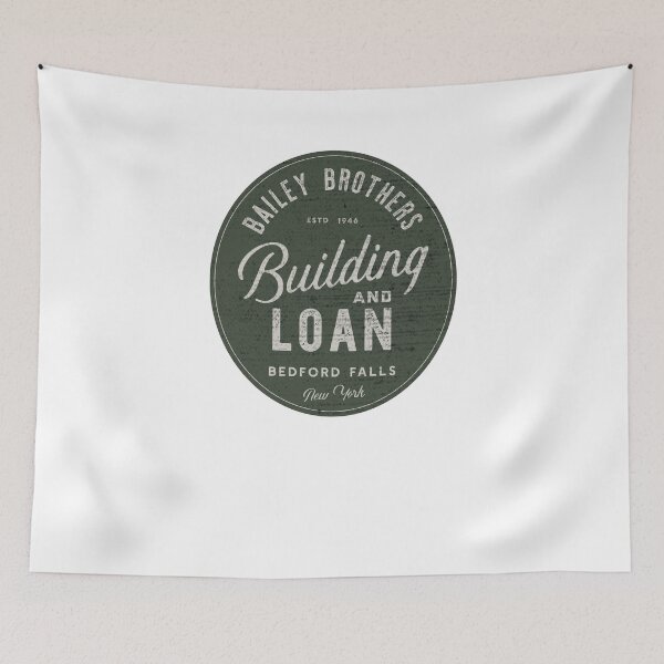 Item preview, Copy of Bailey Brothers building and loan association shield, George Bailey executive officer, Christmas Design designed and sold by SleeplessLady.