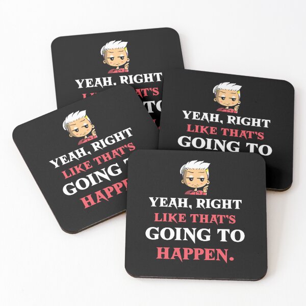 Item preview, YEAH, RIGHT LIKE THAT’S GOING TO HAPPEN. Sarcastic funny quote. designed and sold by HosvPrint .s.