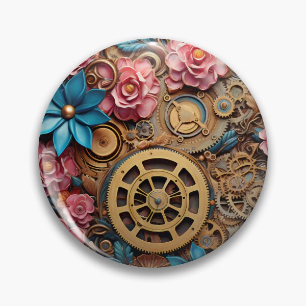 Item preview, Steampunk Flowers on old Manuscript designed and sold by BrandonArtWorld.