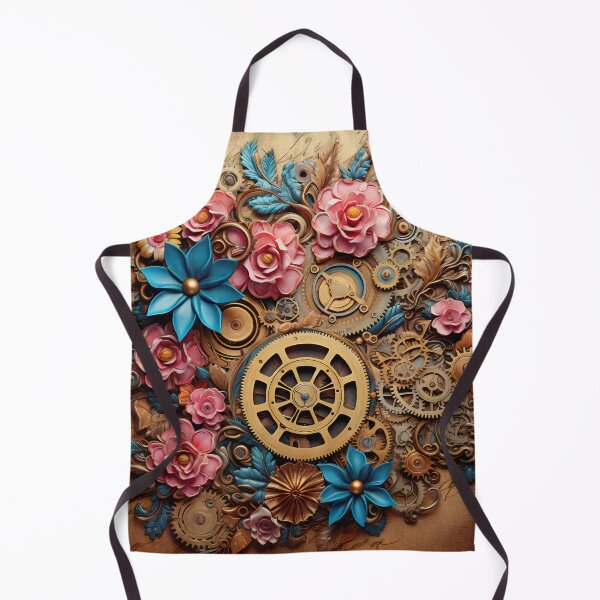 Item preview, Steampunk Flowers on old Manuscript designed and sold by BrandonArtWorld.