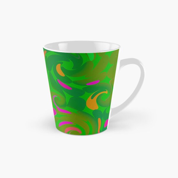 Item preview, Fuchsia green rolls. Abstract pattern of colorful curlers designed and sold by studio468.