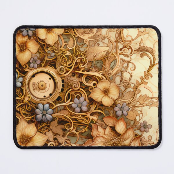 Item preview, Steampunk Flowers on old Manuscript designed and sold by BrandonArtWorld.