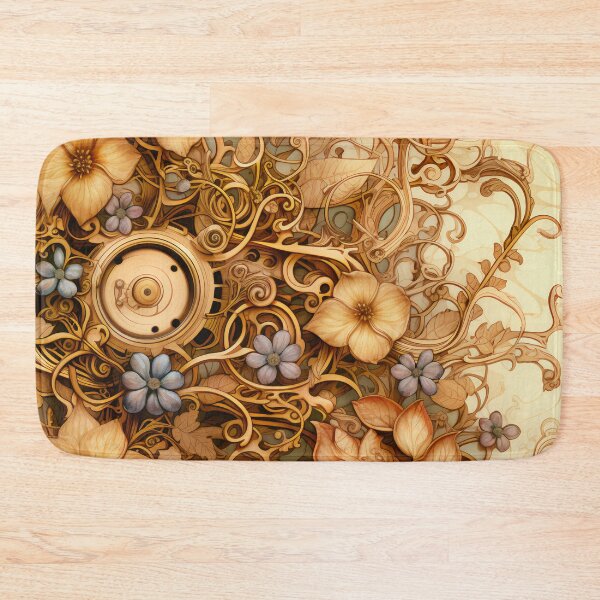 Item preview, Steampunk Flowers on old Manuscript designed and sold by BrandonArtWorld.