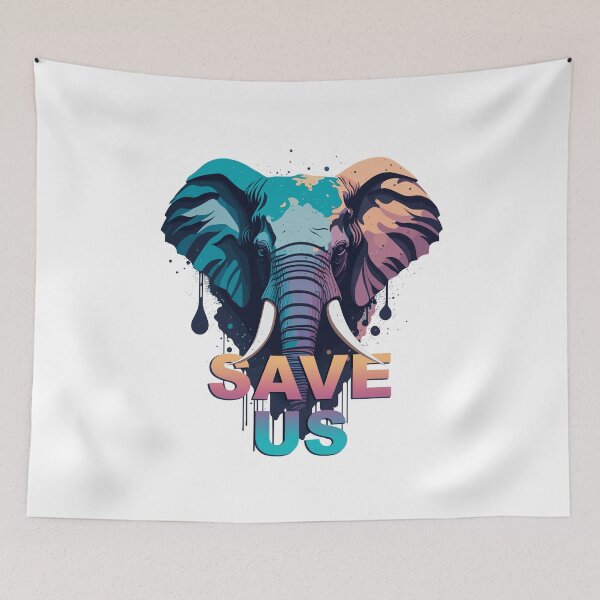 Item preview, Save Elephant designed and sold by BeeSoL.