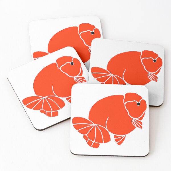 Item preview, Ranchu Full Red Goldfish Logo 20 designed and sold by Nosnah.