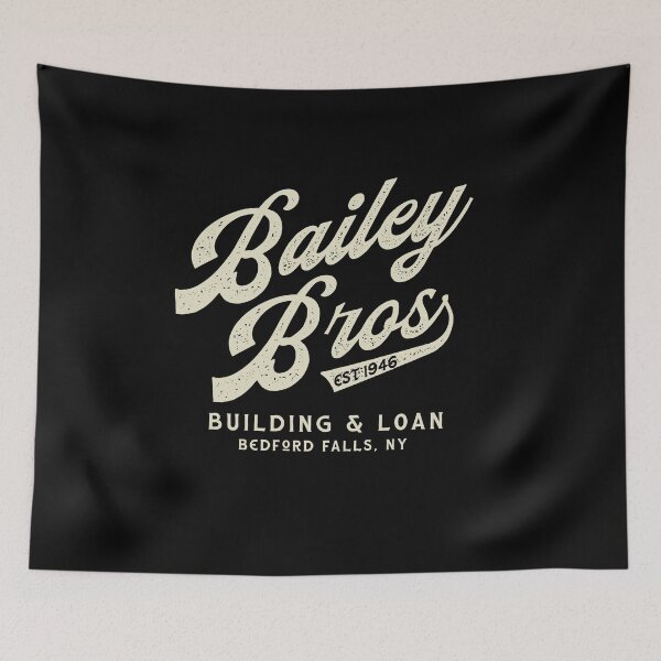 Item preview, Bailey Brothers building and loan association shield, George Bailey executive officer, Christmas Design designed and sold by SleeplessLady.