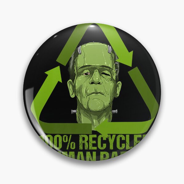 Item preview, Frankenstein Made From 100 Recycled Human Parts Halloween designed and sold by BailenHamlet.
