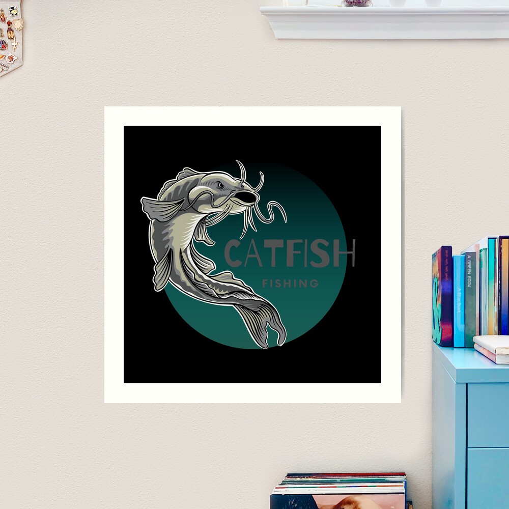 CATFISH FISHING Art Print for Sale by corralmontana