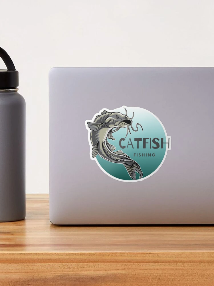 Catfish Fishing Window Decal - Catfish Fishing Window Sticker - 1271