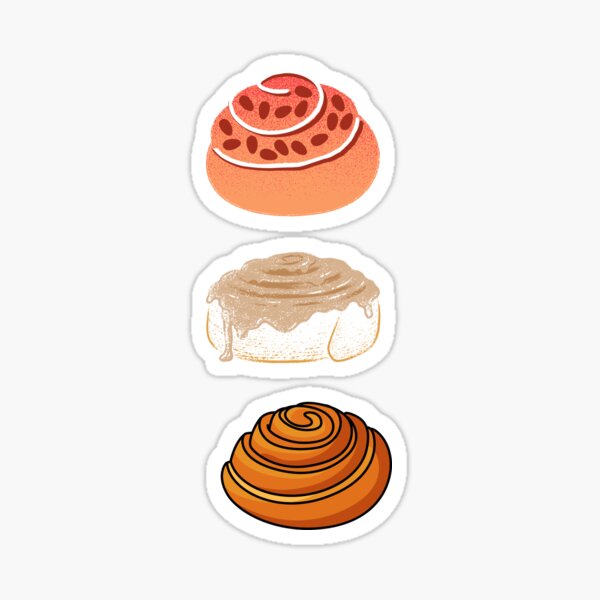 Kawaii Cinnamon Roll Stickers for Sale