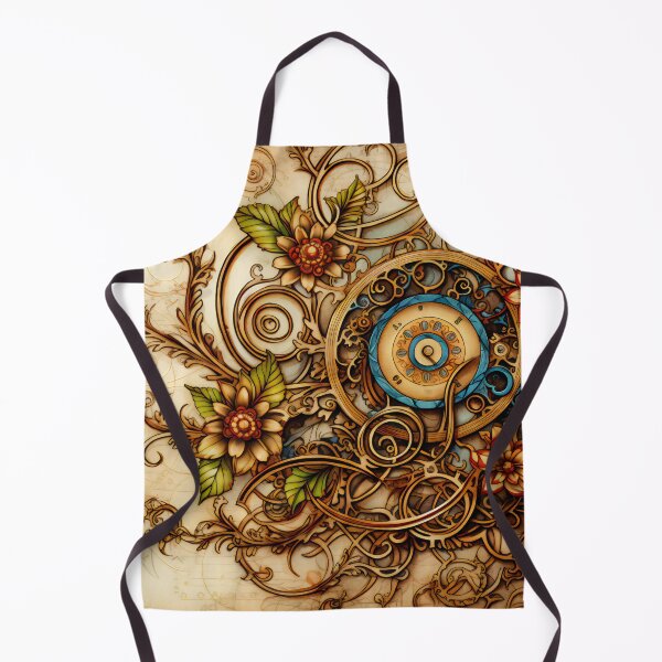 Item preview, Steampunk Flowers on old Manuscript designed and sold by BrandonArtWorld.