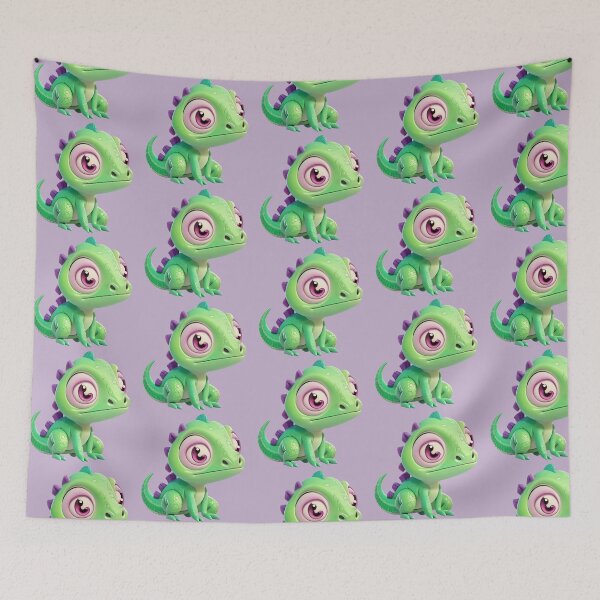 Item preview, Camaleon Adorable animado estilo 3D - encantador designed and sold by ChickNickStudio.