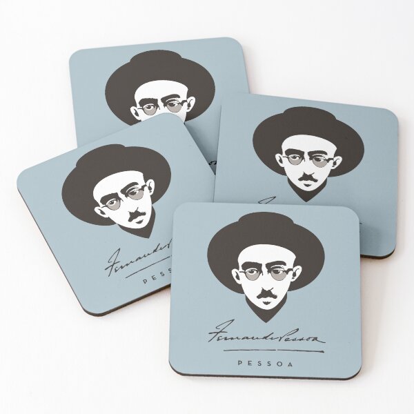 Item preview, Poet Fernando Pessoa, Artwork Nº 11E Blue designed and sold by Bauani.