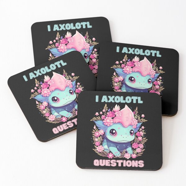 Item preview, I Axolotl Questions Cute Axolotl Kawaii designed and sold by ArtFromBeyond.