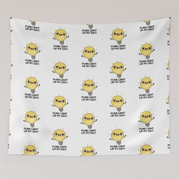 Item preview, Puns Light Up My Day Funny Bulb Puns  designed and sold by punnybone.