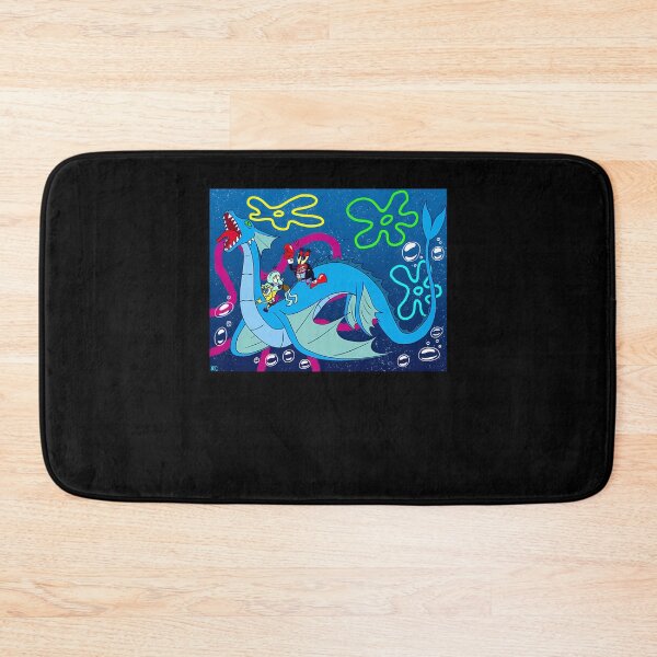 Item preview, Spongebob, Squidward and Mister Krabs ride a sea dragon designed and sold by TrendyKyleAs.