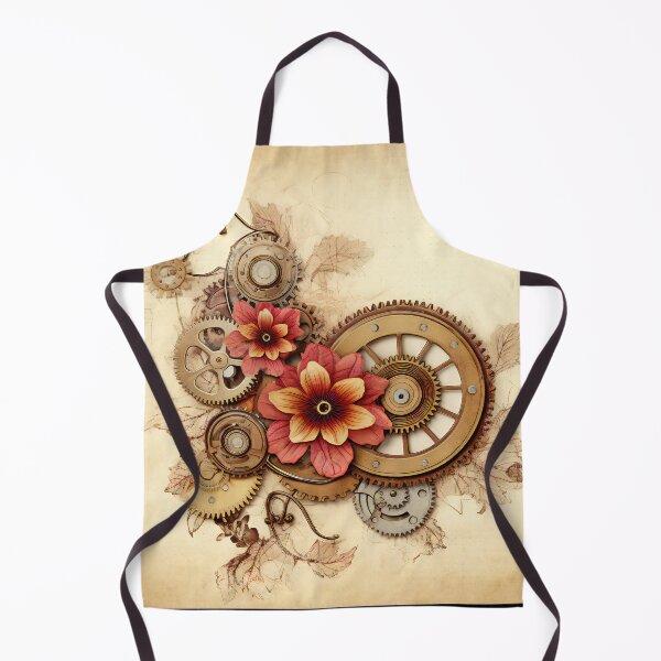 Item preview, Steampunk Flowers on old Manuscript designed and sold by BrandonArtWorld.