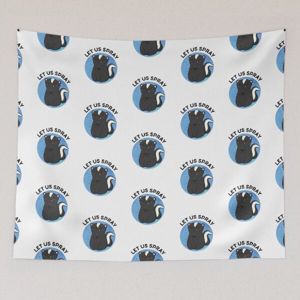 Item preview, Let Us Spray Funny Skunk Puns  designed and sold by punnybone.