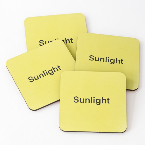 Item preview, The word sunlight in the screen full of yellow. designed and sold by lukesubbby.