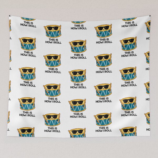 Item preview, This Is How I Roll Funny Drummer Drum Puns  designed and sold by punnybone.