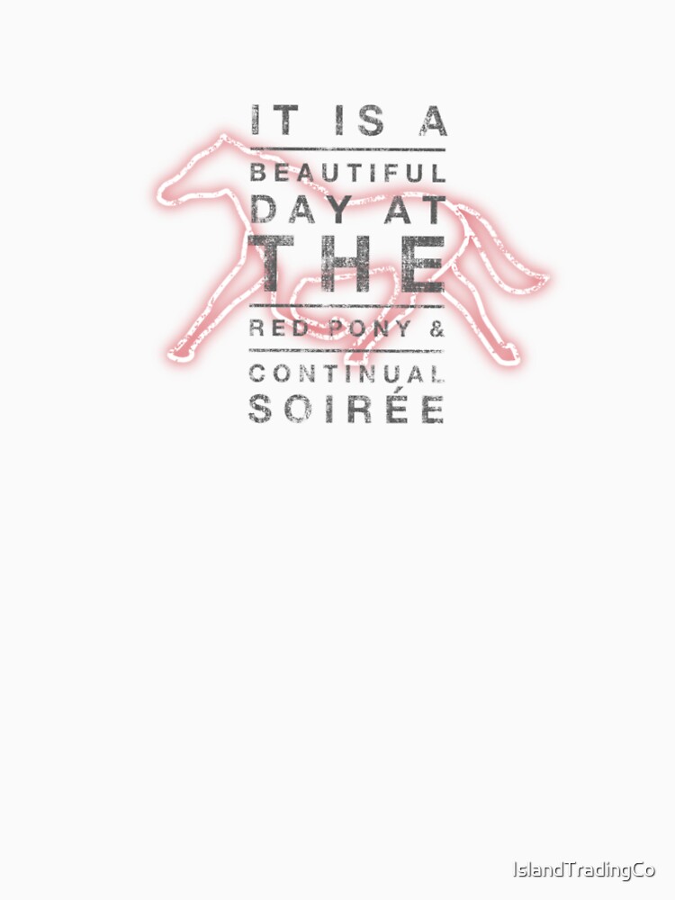 &quot;Longmire the Red Pony&quot; Tshirt by IslandTradingCo Redbubble