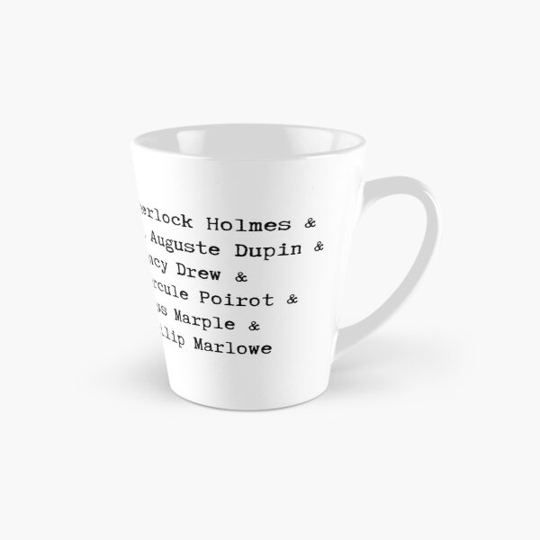 Item preview, Taza Homenaje a los Grandes Detectives designed and sold by Edgewise Words.