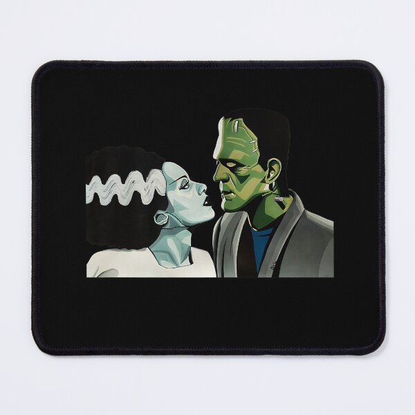 Item preview, Frankenstein Monster amp; Bride Halloween Romantic Kiss Scene designed and sold by BailenHamlet.