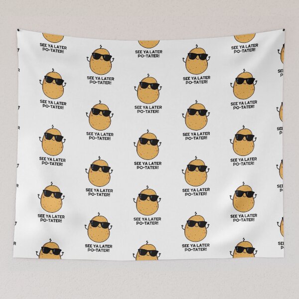 Item preview, See Ya Later Po-tater Funny Potato Puns  designed and sold by punnybone.