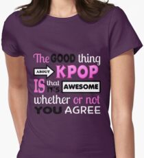Gute Sache über KPOP - PURPLE Tailliertes T-Shirt für Frauen