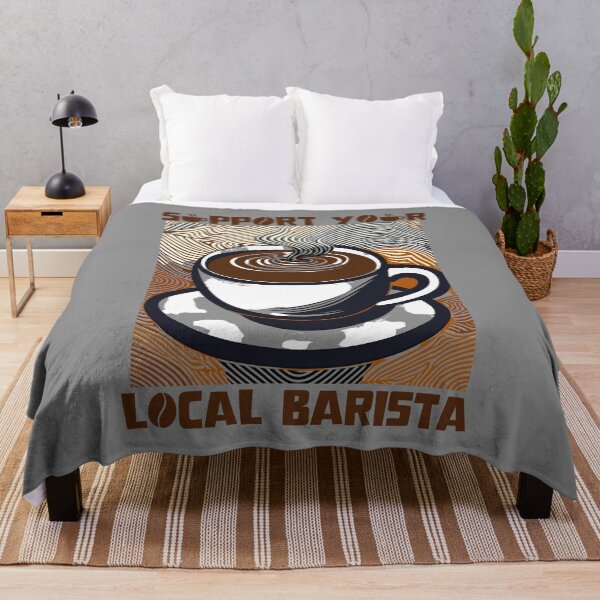 Item preview, Support Your Local Barista designed and sold by tinytwist.