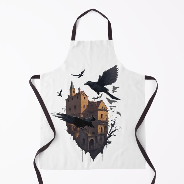 Item preview, The Raven and the levitated city designed and sold by OnlyClassicArt.