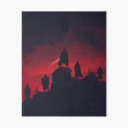 Knights of Ren Art Board Print