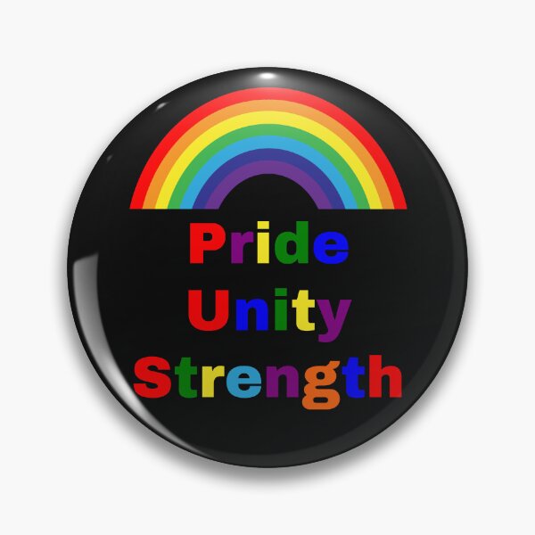 Item preview, Pride, Unity, Strength with Rainbow designed and sold by OneFineGem.
