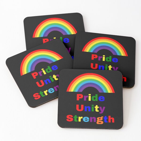 Item preview, Pride, Unity, Strength with Rainbow designed and sold by OneFineGem.