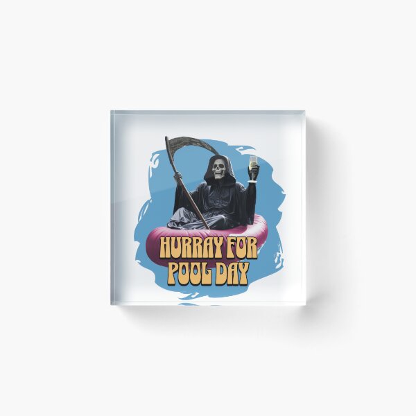 Item preview, Hurray for Pool Day Grim Reaper designed and sold by Rainy-MTN.