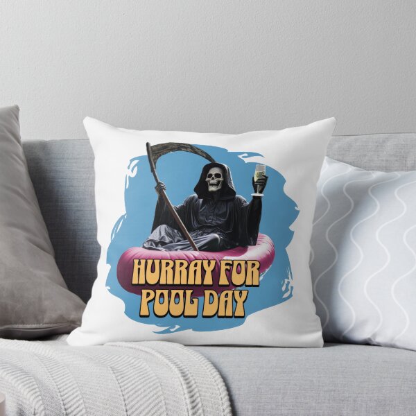 Item preview, Hurray for Pool Day Grim Reaper designed and sold by Rainy-MTN.