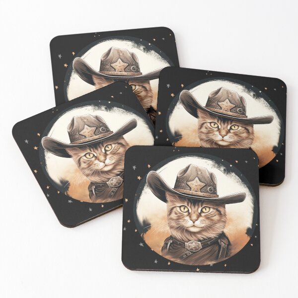 Item preview, Meowdy Cat Wearing a Cowboy Hat Meme Meowdy! designed and sold by ArtFromBeyond.