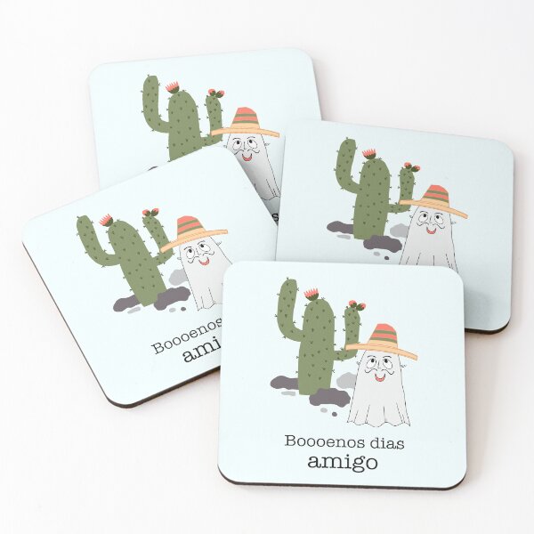 Item preview, Boooenos dias amigo ghost designed and sold by FrancesPoff.