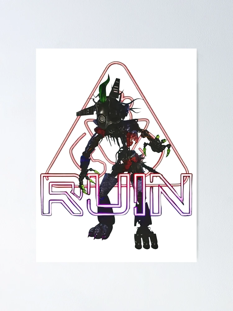 The Entity, Glitchtrap Ruin FNAF Poster for Sale by HansJoachimAdam