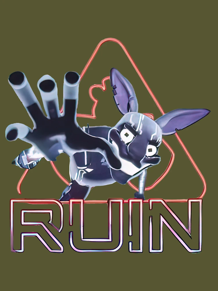 The Entity Glitchtrap Ruin FNAF Custom Tshirt, Five Nights at