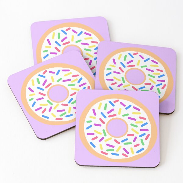 Item preview, White frosted donut  designed and sold by charmednight.