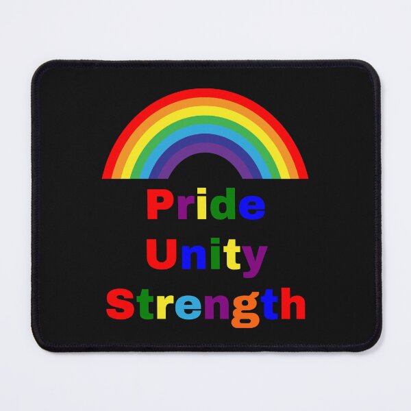 Item preview, Pride, Unity, Strength with Rainbow designed and sold by OneFineGem.