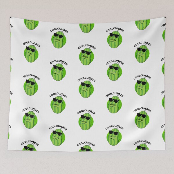 Item preview, Coolcumber Funny Cucumber Puns  designed and sold by punnybone.