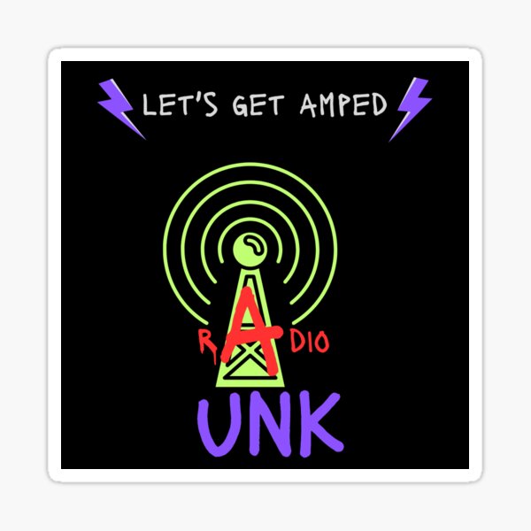 Radio UNK Podcast logo Sticker